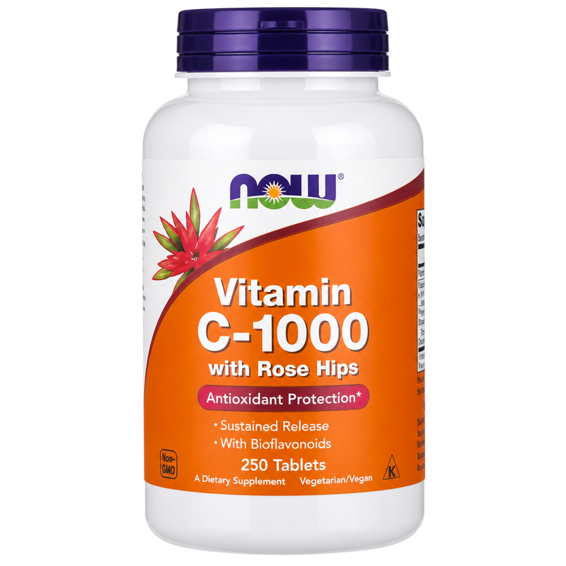 C-1000 with Rose Hips 250 Tablets