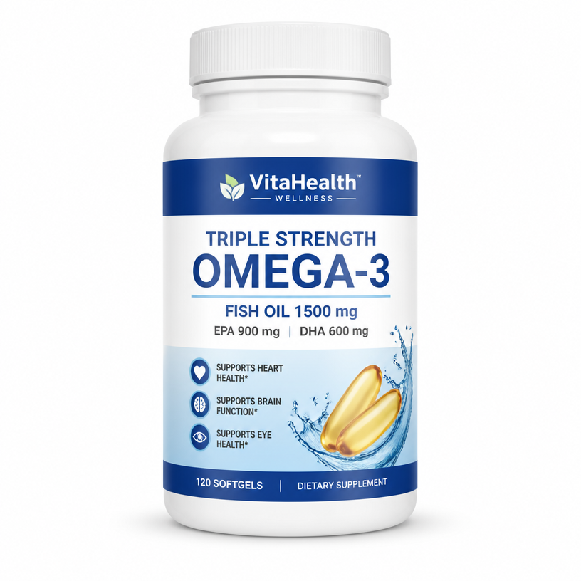 Sports Research Omega-3 Fish Oil Triple Strength 1250 mg
