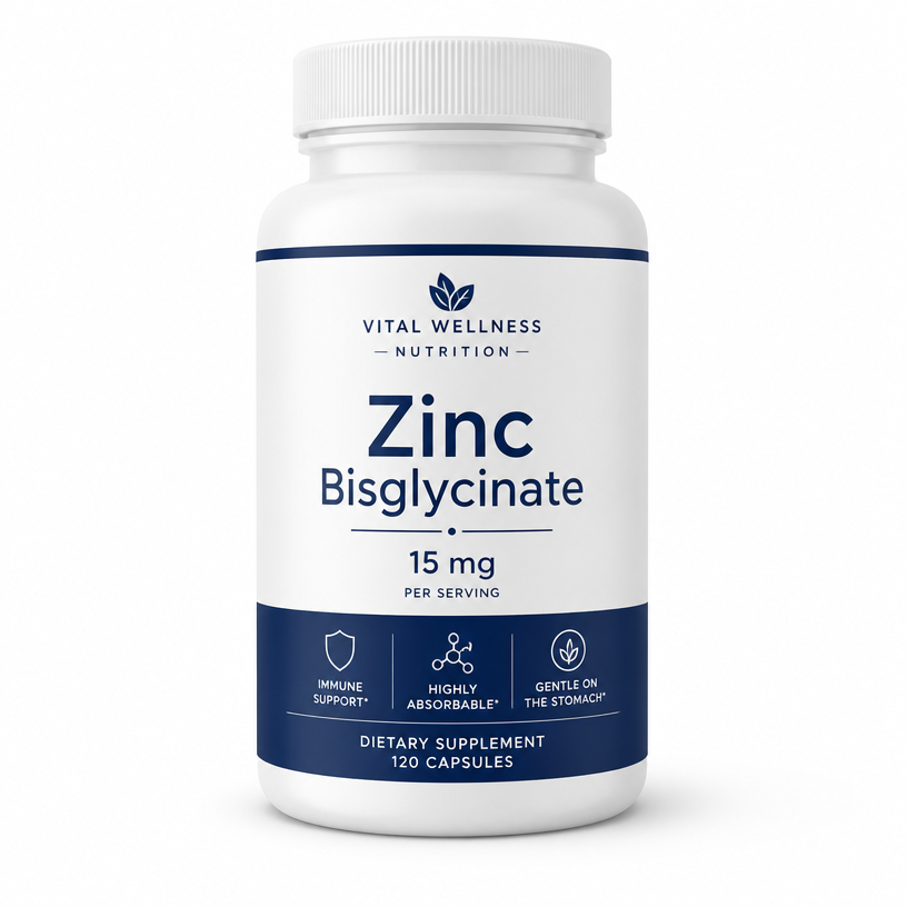 Thorne Zinc Bisglycinate 15 mg